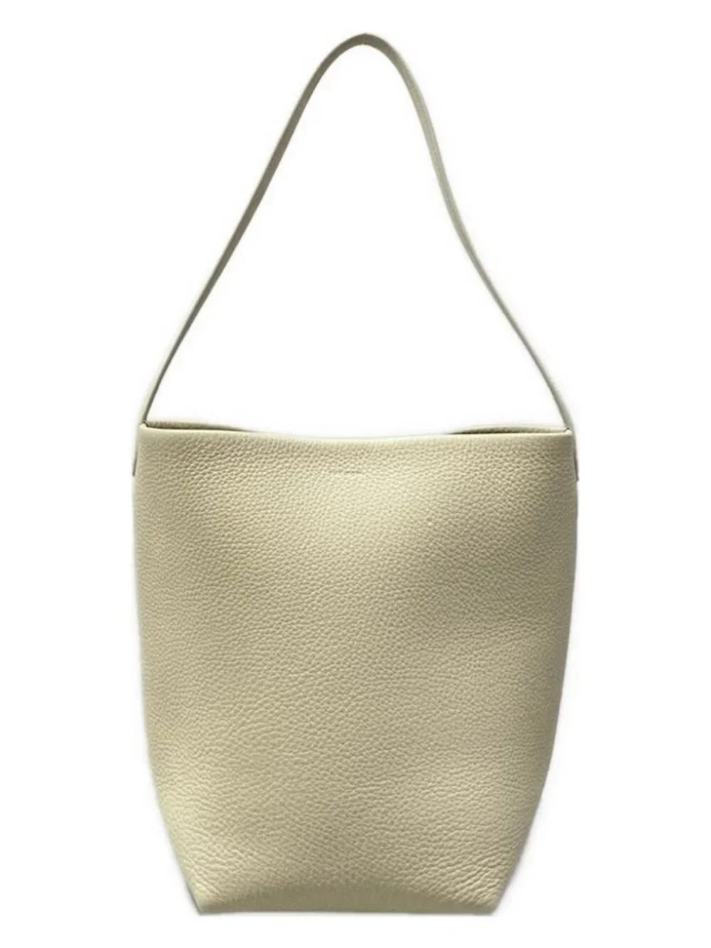 THE ROW Medium N/S Park Tote W1313 L129 Cream Grain Calfskin Leather Tote Bag